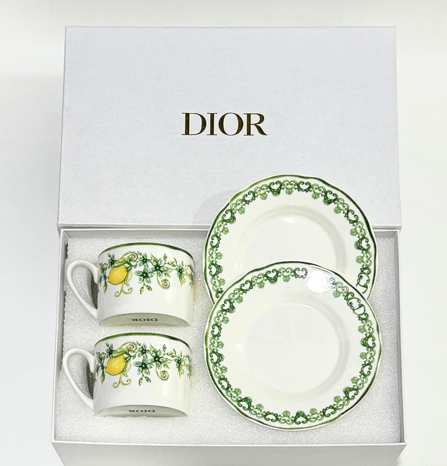 Dior Tea Cups Set 2 Pieces